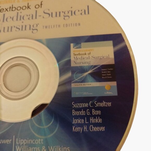 Brunner Suddarth Textbook Of Medical Surgical Nursing DVD Student Resource - Picture 3 of 5